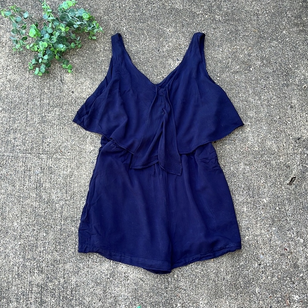 Mossimo Navy Blue Romper